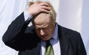 Boris Johnson looking troubled