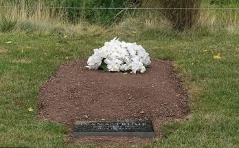 Ivana Trump's grave at Bedminster Golf Course