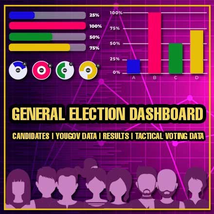 2024 UK General Election Dashboard - Candidates, Tactical voting and more